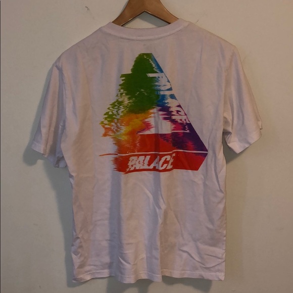 Palace Tri-Ferg Smudge T-Shirt White - Picture 6 of 9